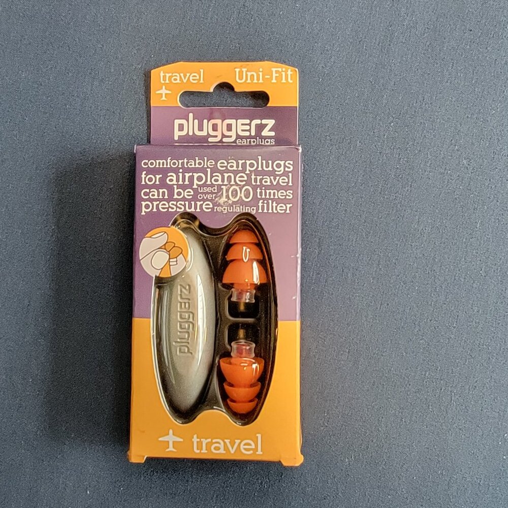 Pluggerz Airplane Travel Ear Plugs - 2 Boxes